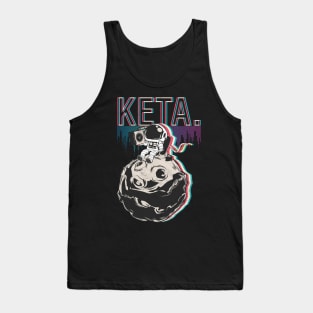 Techno Electro Music Keta Astronaut Tank Top